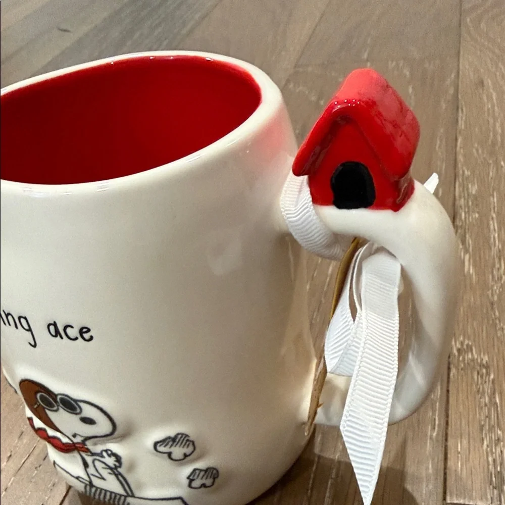 Peanuts Snoopy Cream & Red 'Flying Ace' Snoopy Mug - Picture 2 of 6